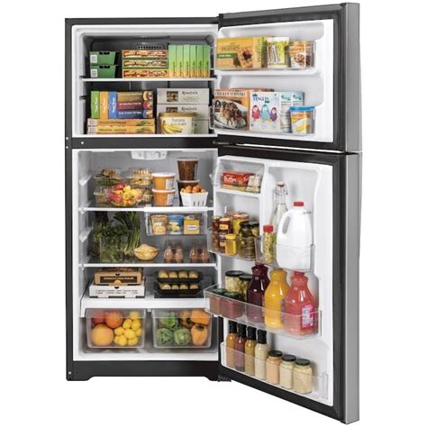 top freezer refrigerator offers a timeless style with the latest cooling technology. . Garage ready refrigerator lowes